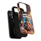 Thanksgiving Tough Phone Case - "Gobble 'til You Wobble" Turkey Protective Cover