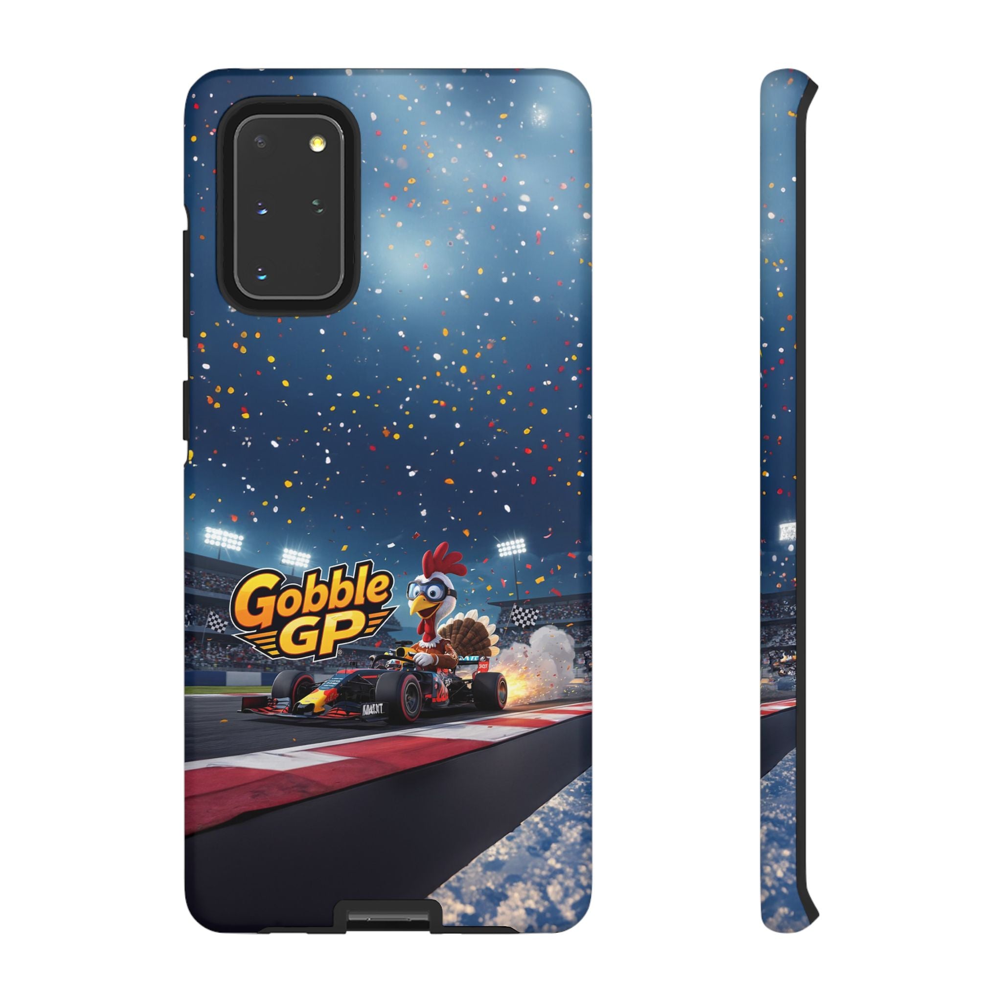 Gobble GP Turkey Racing Phone Case — Tough Protective Cover