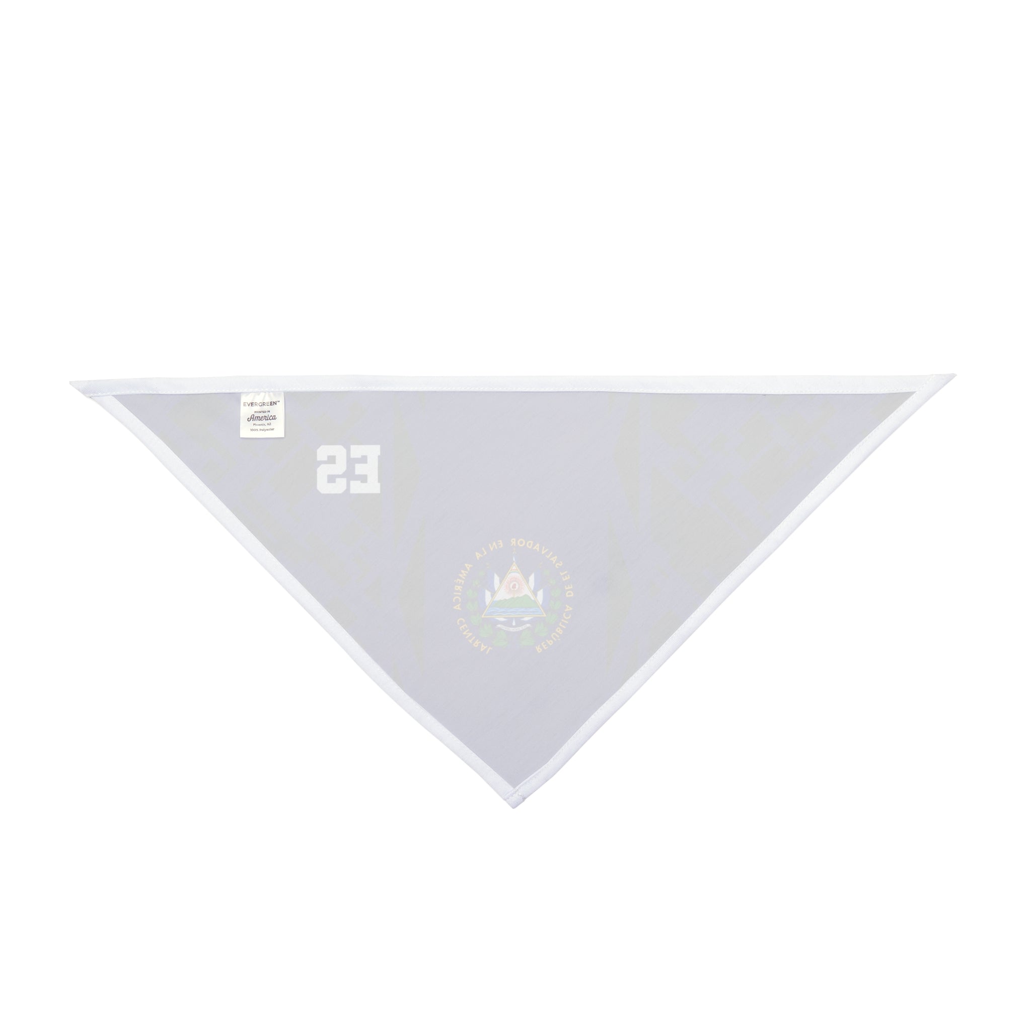 El Salvador Flag Pet Bandana — Navy Soccer-Inspired Dog Bandana