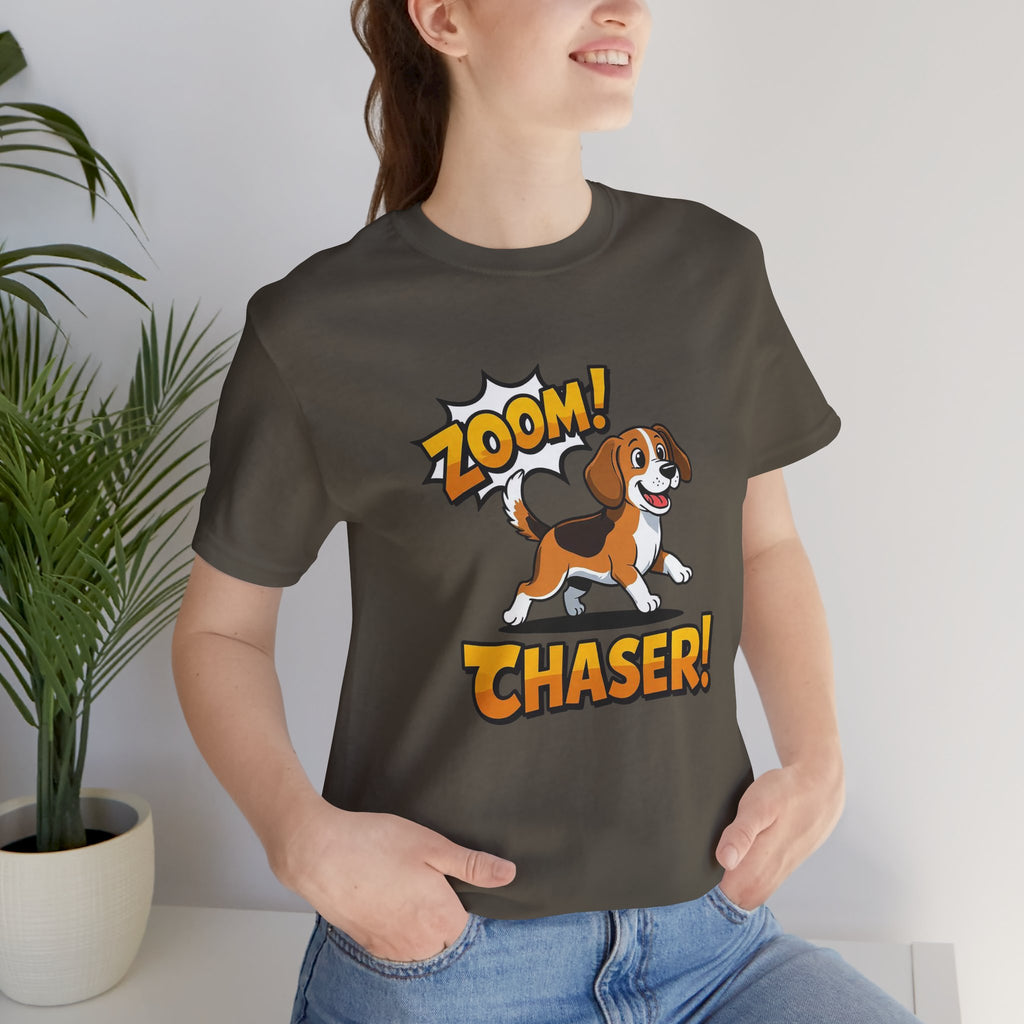 Beagle Zoom! Chaser! Dog Lover Unisex Tee