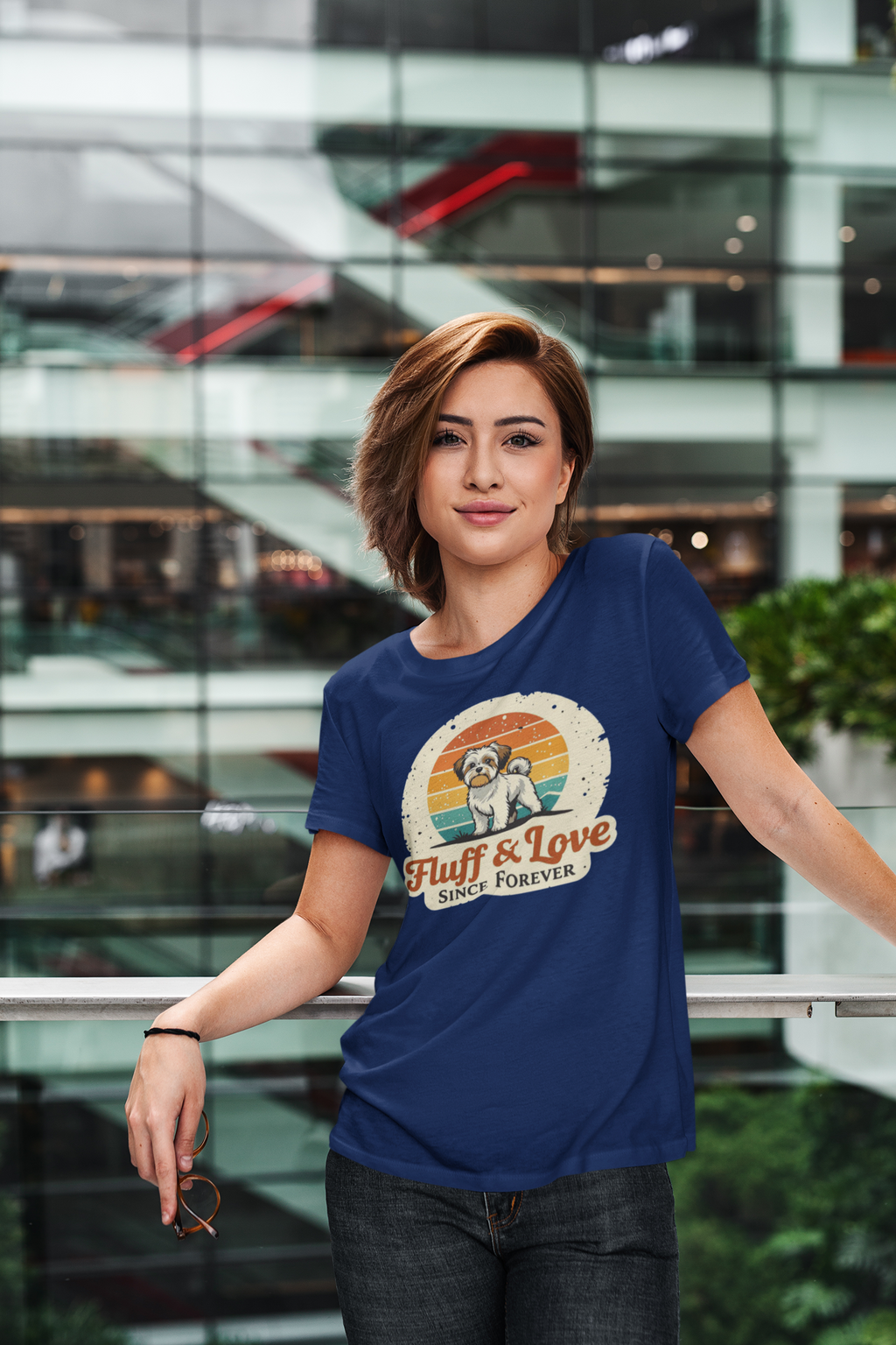 Maltese Dog Lover's Tee - Fluff & Love Since Forever