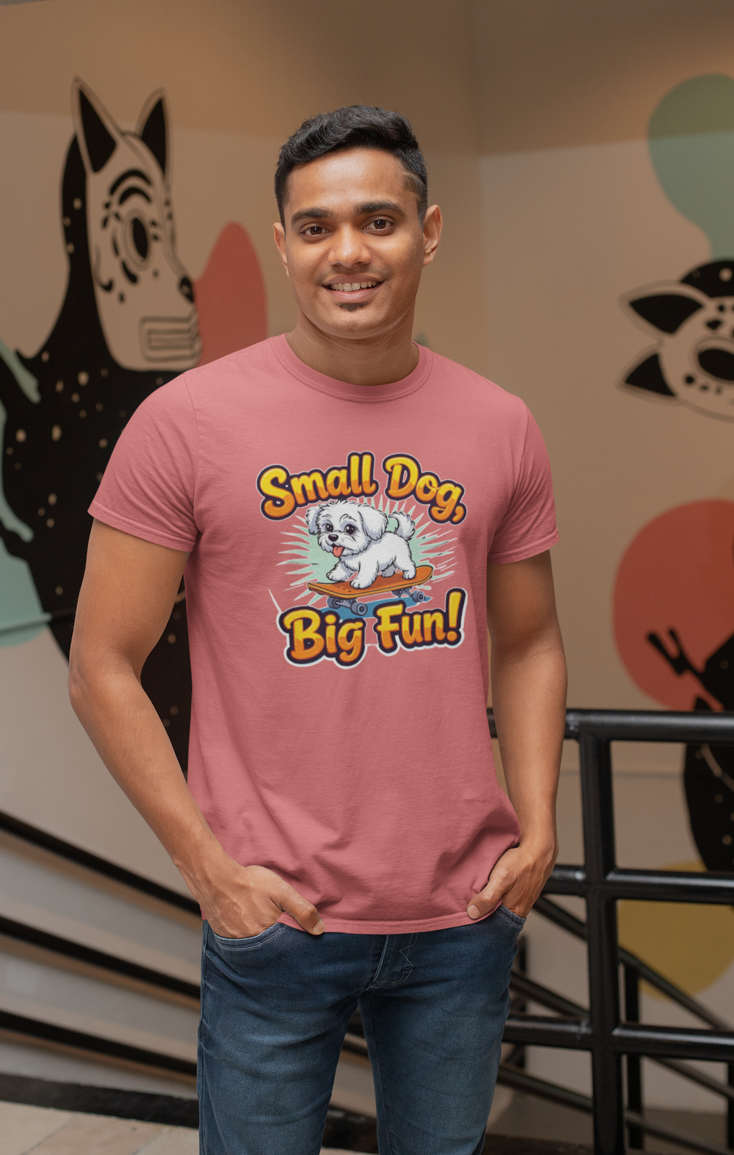 Maltese Small Dog Big Fun T-Shirt