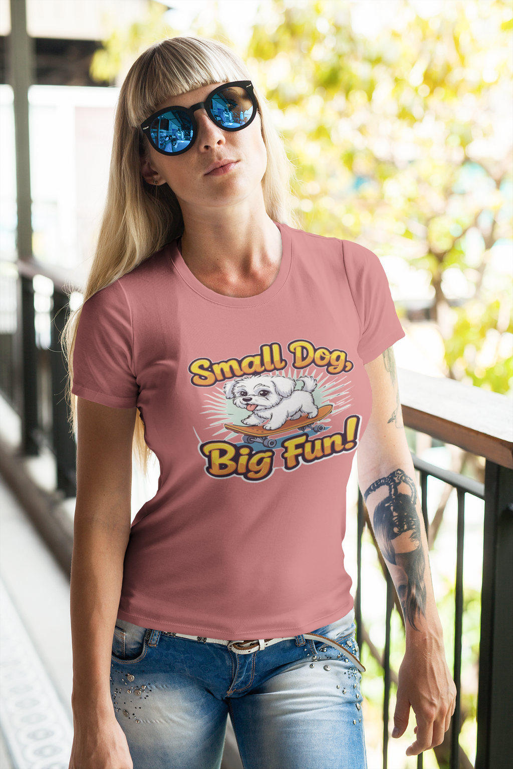 Maltese Small Dog Big Fun T-Shirt