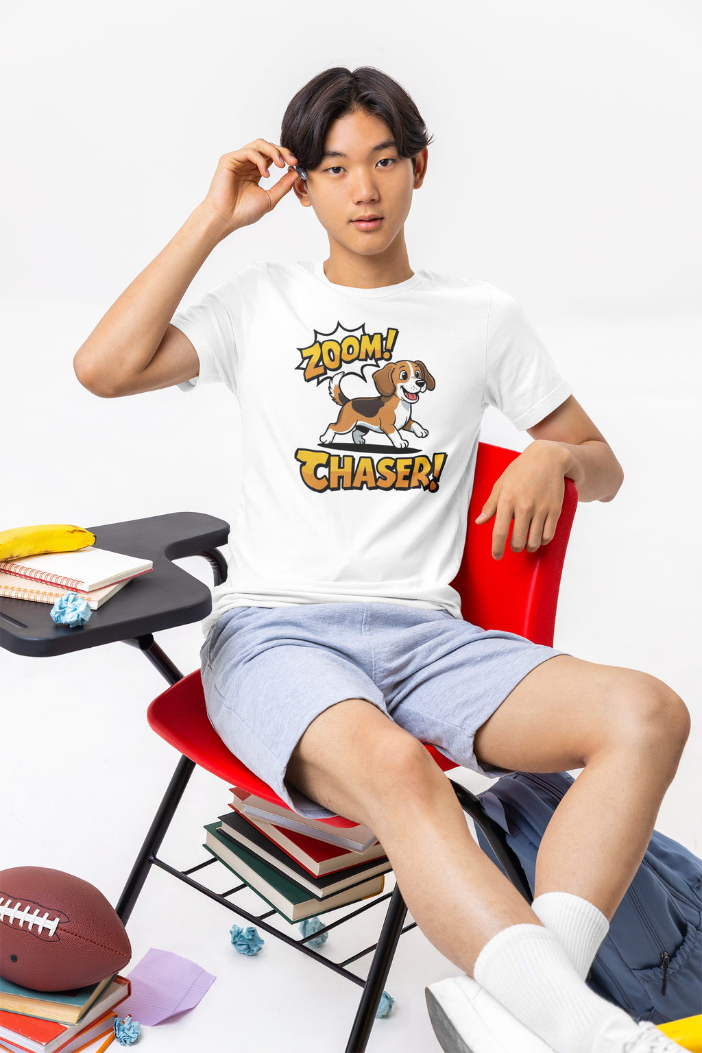 Beagle Zoom! Chaser! Dog Lover Unisex Tee