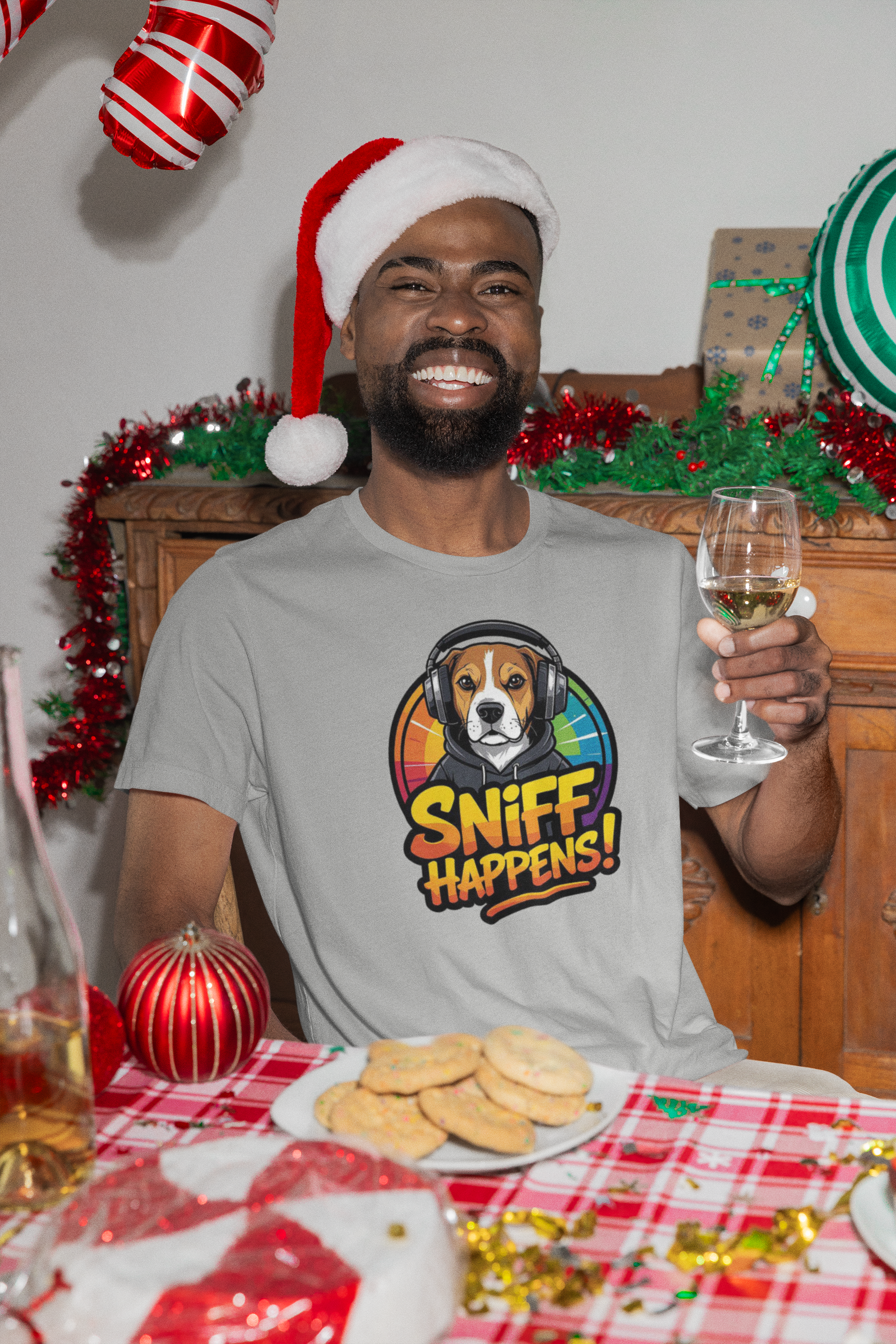 Beagle Sniff Happens Funny Dog T-Shirt