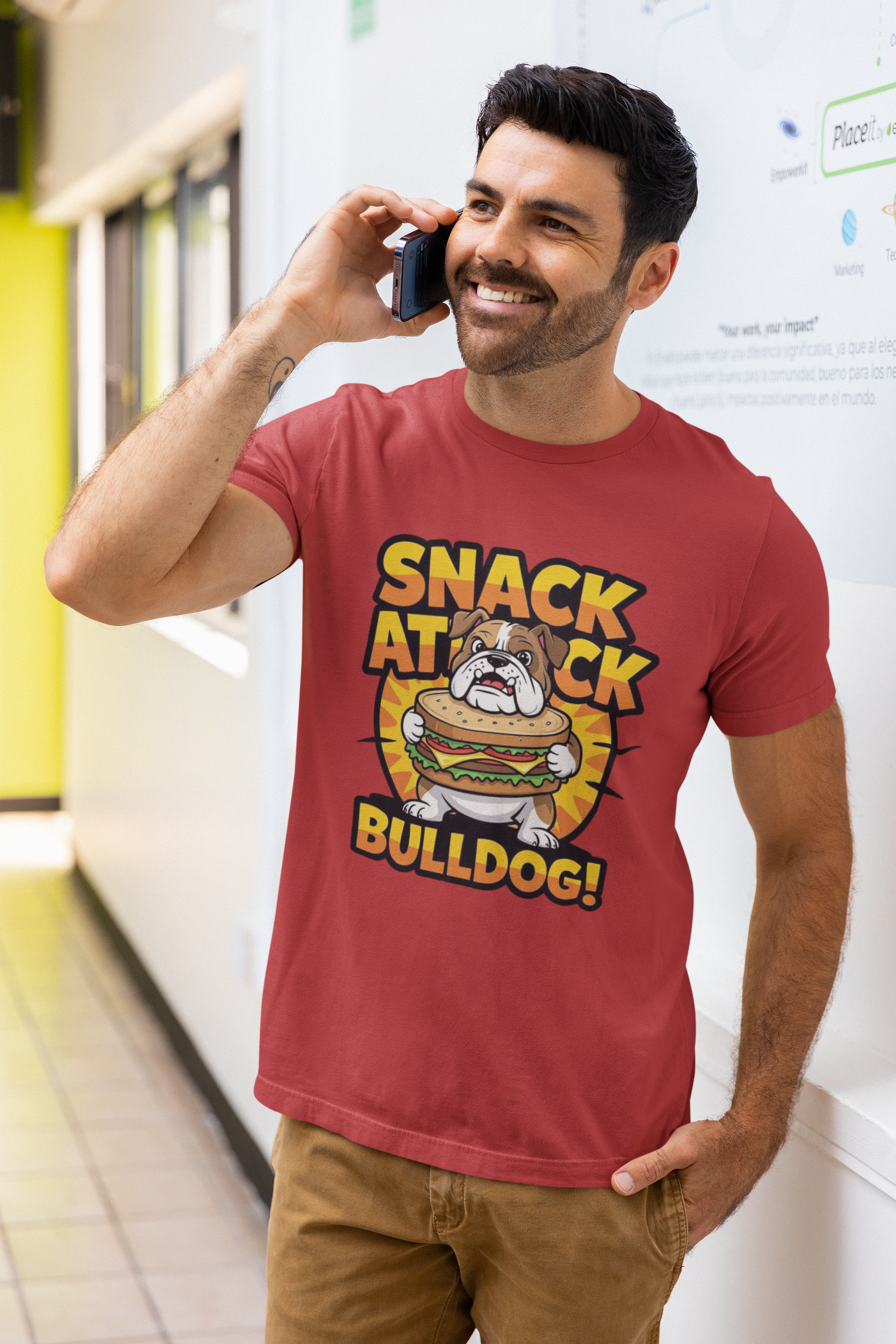 Snack Attack Bulldog Tee