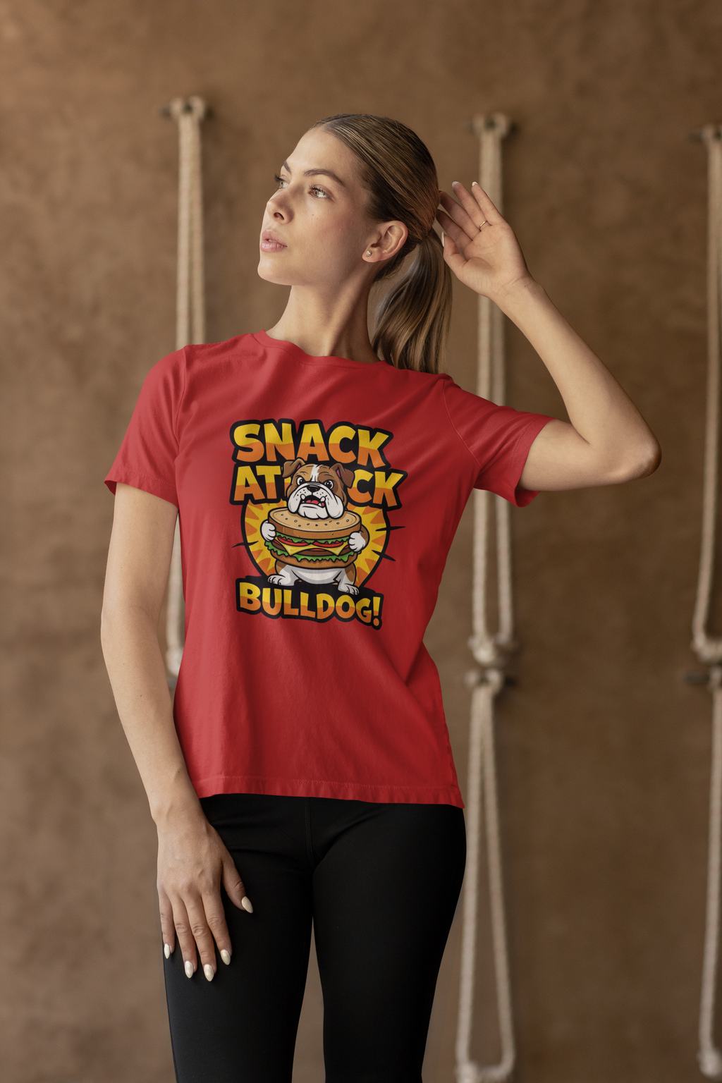 Snack Attack Bulldog Tee
