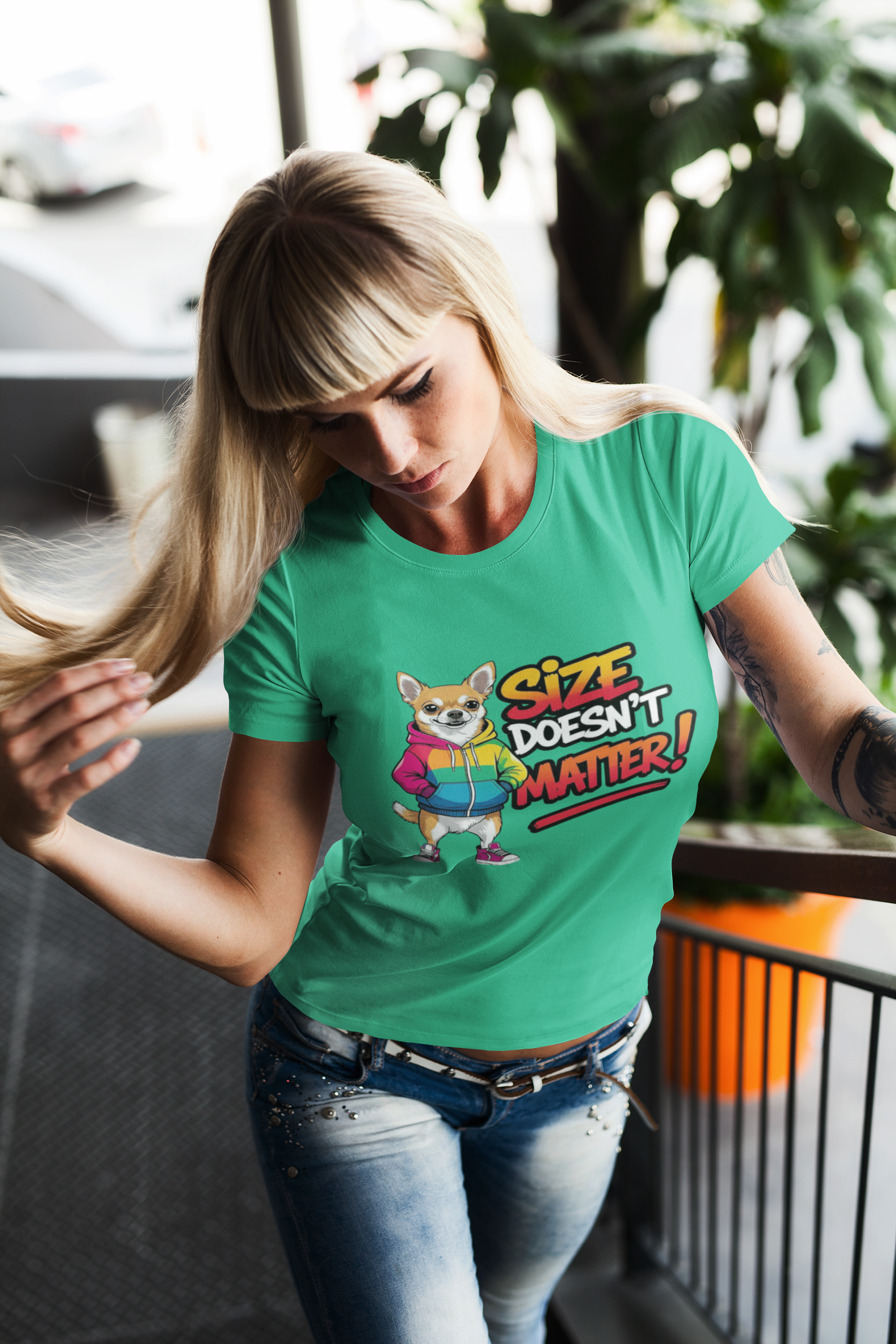 Chihuahua Size Doesn't Matter Dog Tee