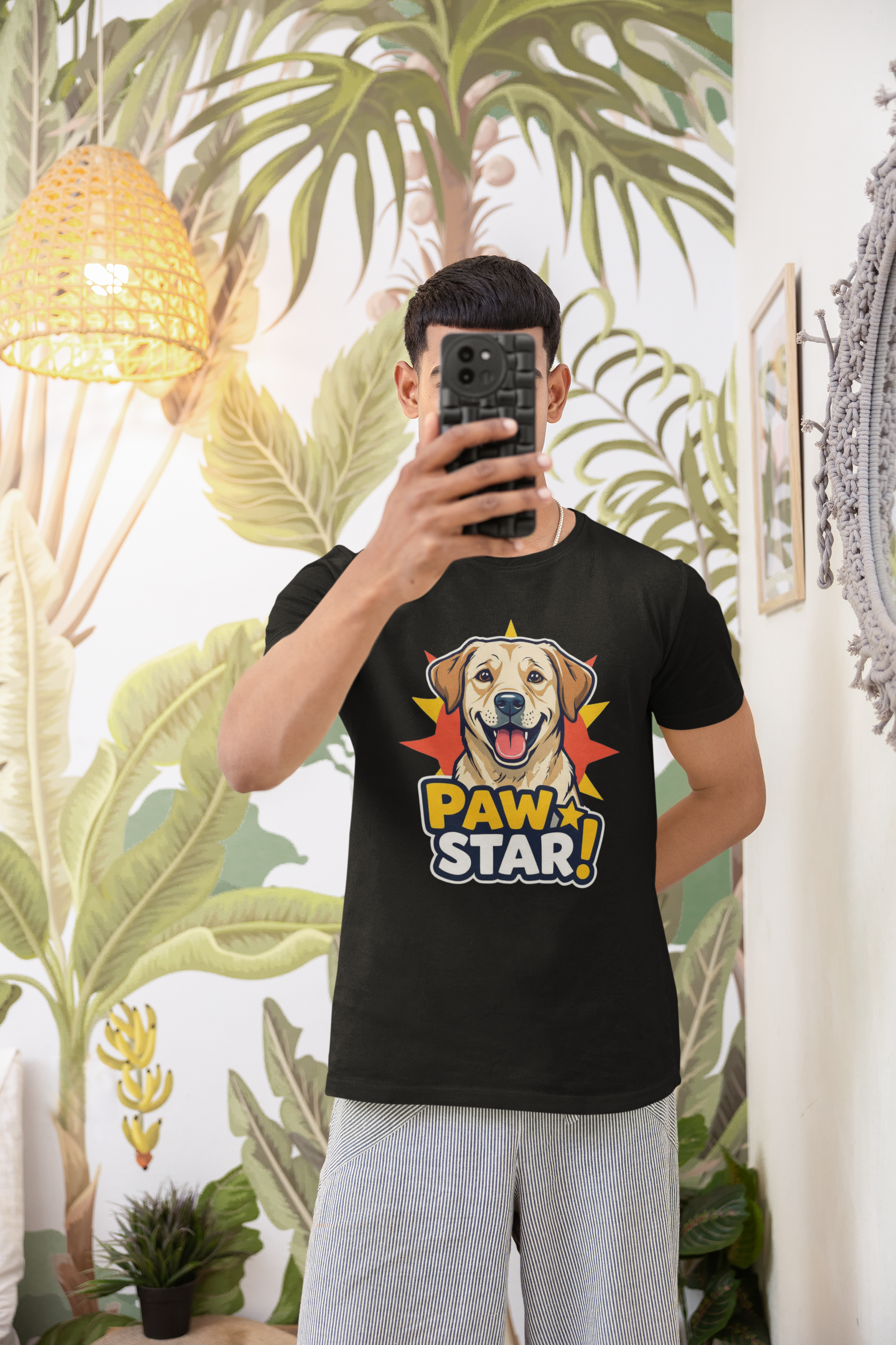 Labrador Retriever Paw Star T-Shirt