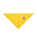 Colombia Soccer Pet Bandana — Yellow Dog/Cat Scarf with Football Emblem