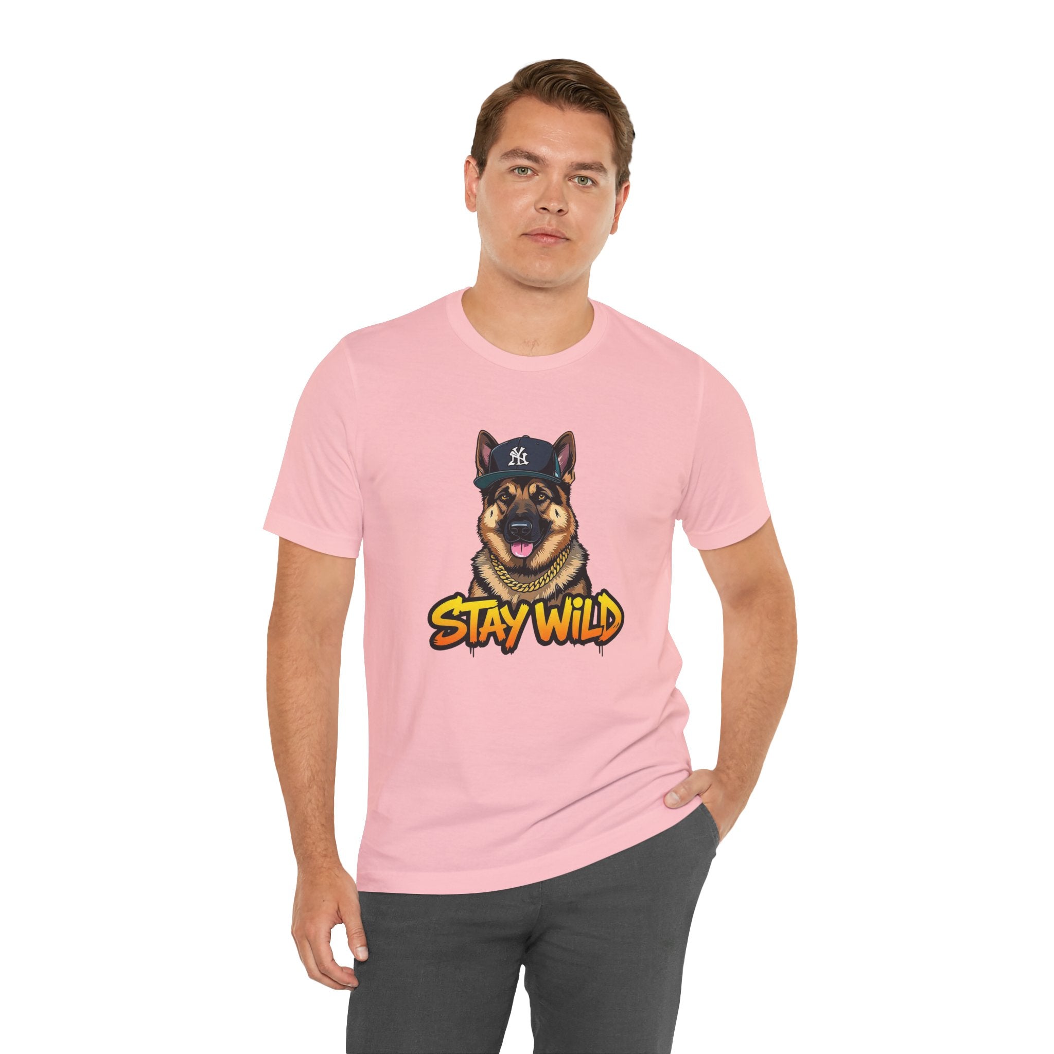 Stay Wild German Shepherd Graphic Tee
