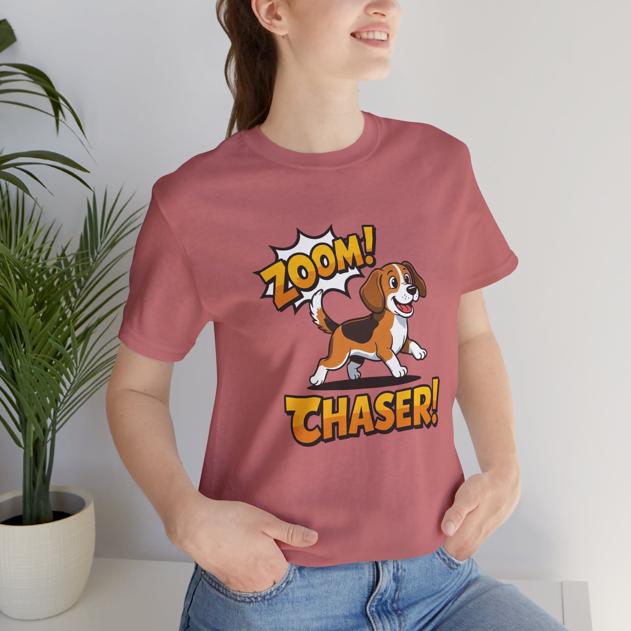 Beagle Zoom! Chaser! Dog Lover Unisex Tee