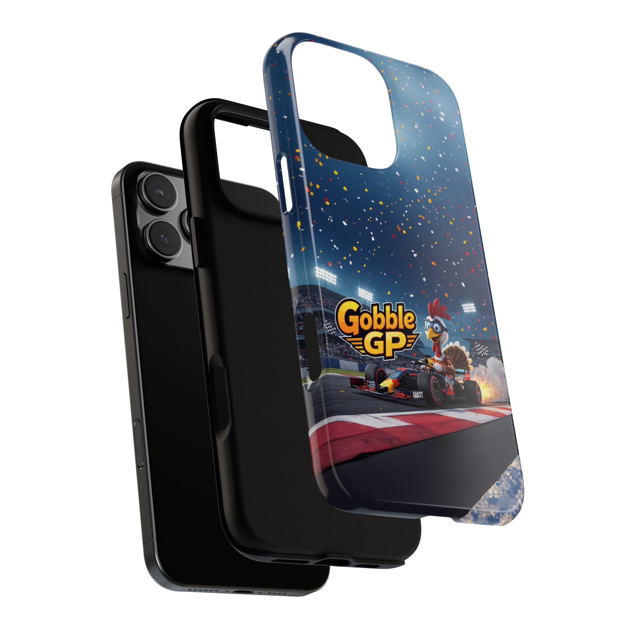 Gobble GP Turkey Racing Phone Case — Tough Protective Cover