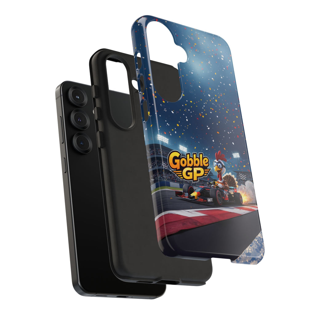 Gobble GP Turkey Racing Phone Case — Tough Protective Cover
