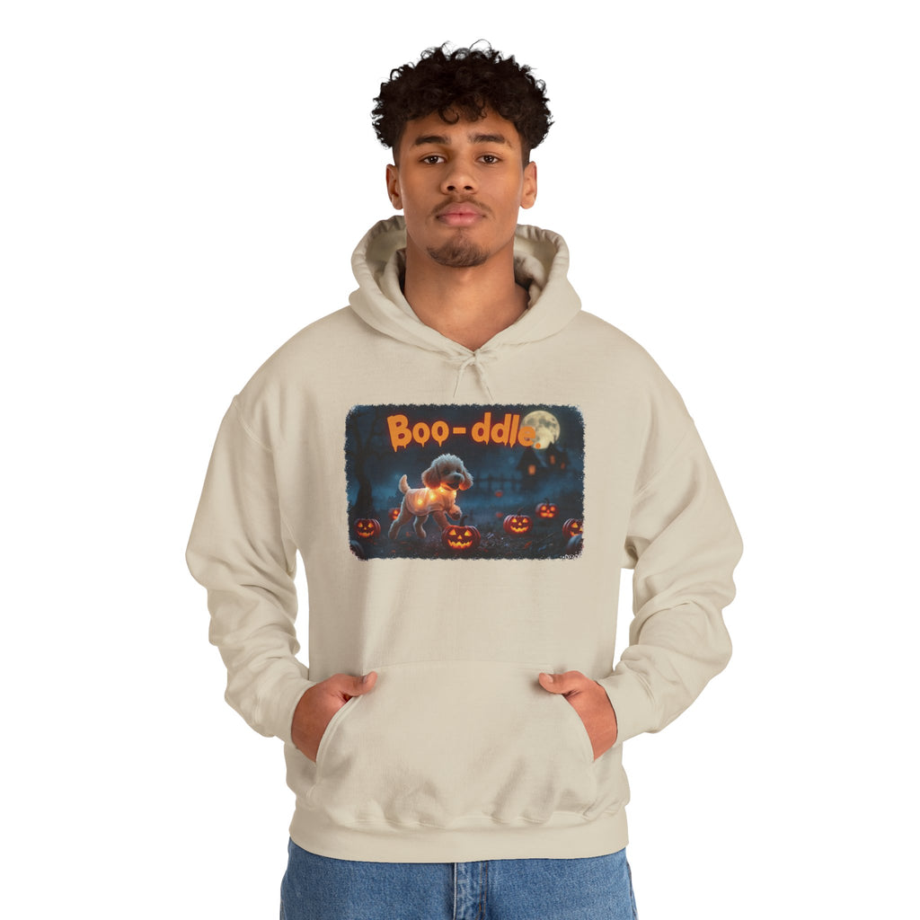 Poodle Halloween Hoodie Pumpkin Design