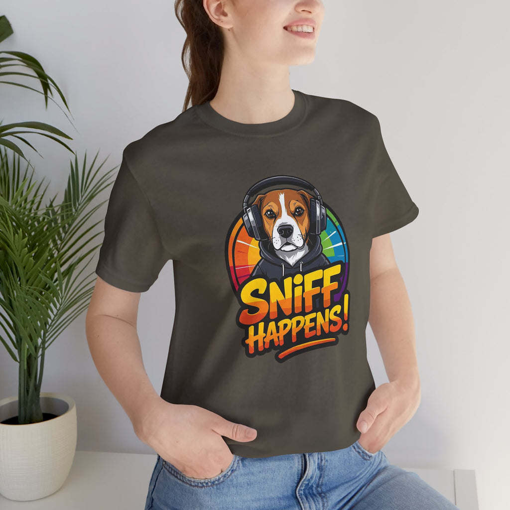 Beagle Sniff Happens Funny Dog T-Shirt