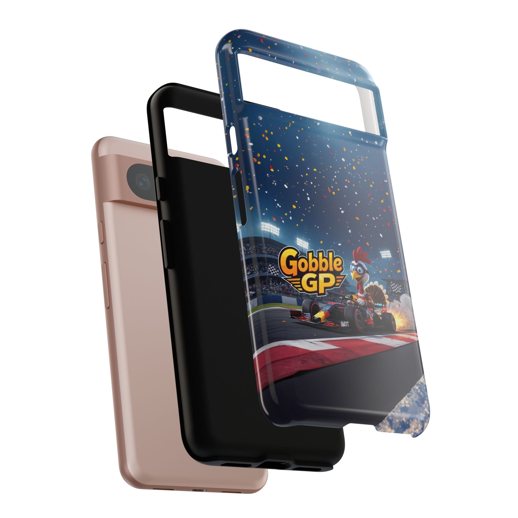 Gobble GP Turkey Racing Phone Case — Tough Protective Cover