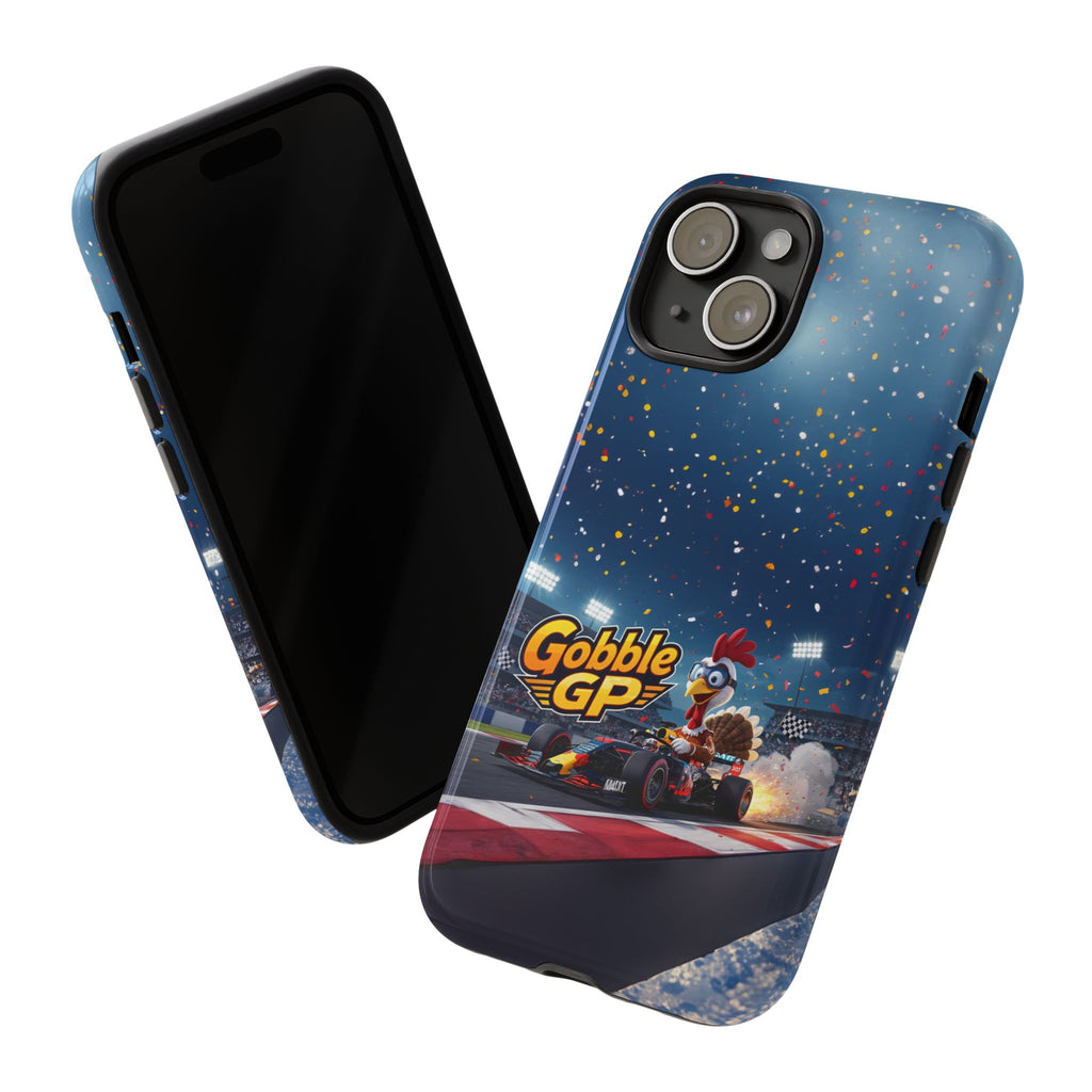 Gobble GP Turkey Racing Phone Case — Tough Protective Cover