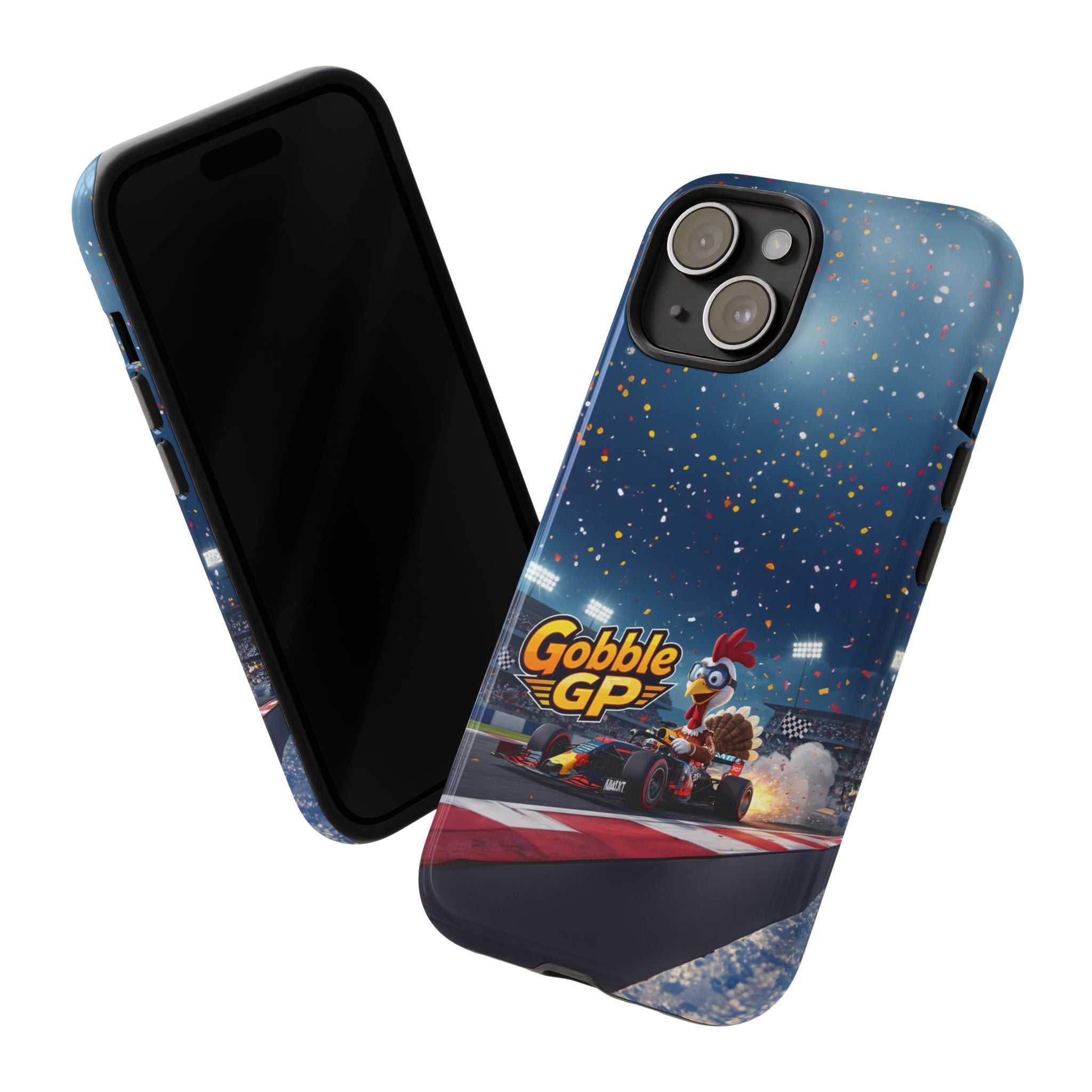 Gobble GP Turkey Racing Phone Case — Tough Protective Cover