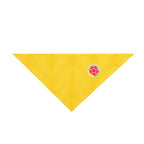 Colombia Soccer Pet Bandana — Yellow Dog/Cat Scarf with Football Emblem