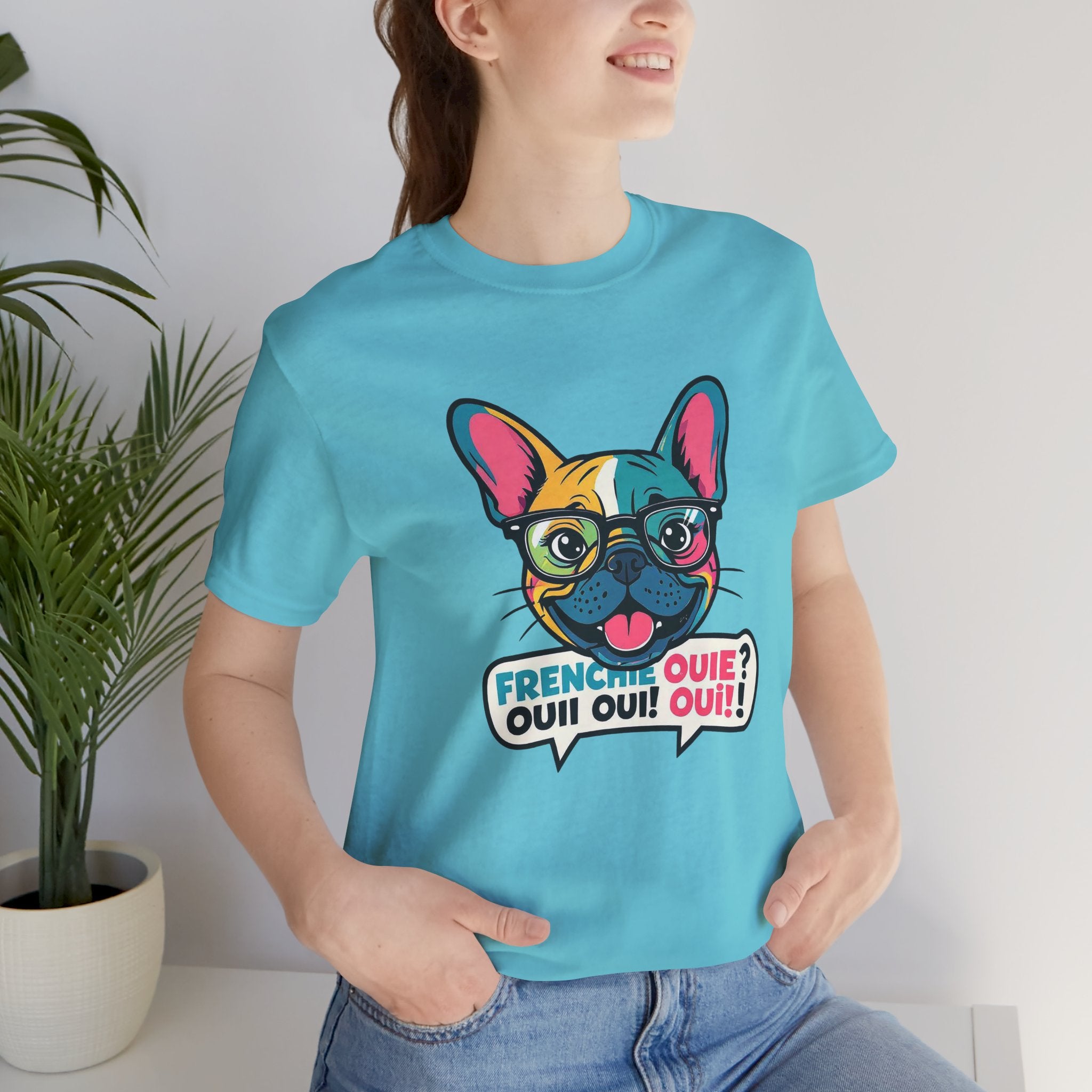 French Bulldog Playful Frenchie Graphic Tee