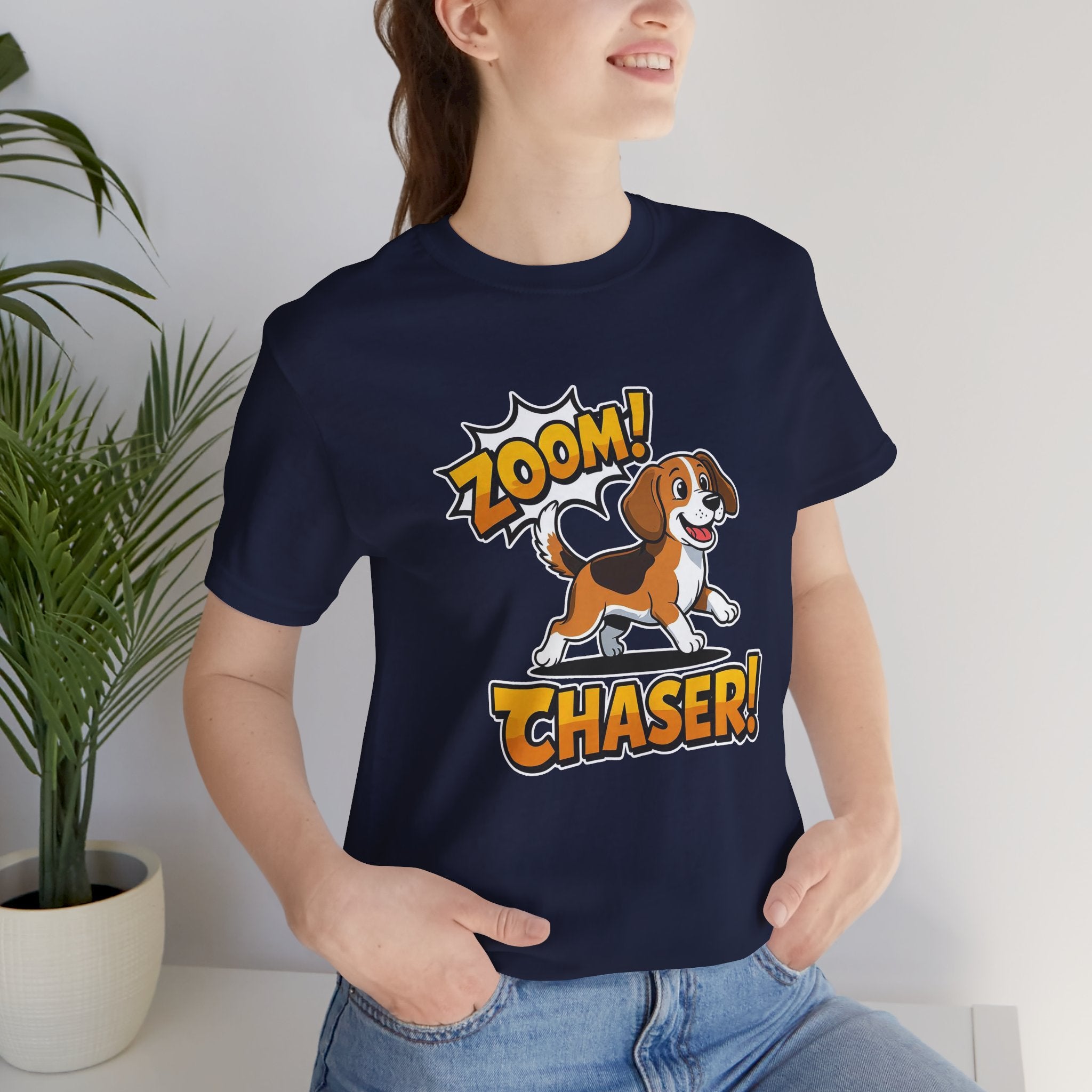 Beagle Zoom! Chaser! Dog Lover Unisex Tee