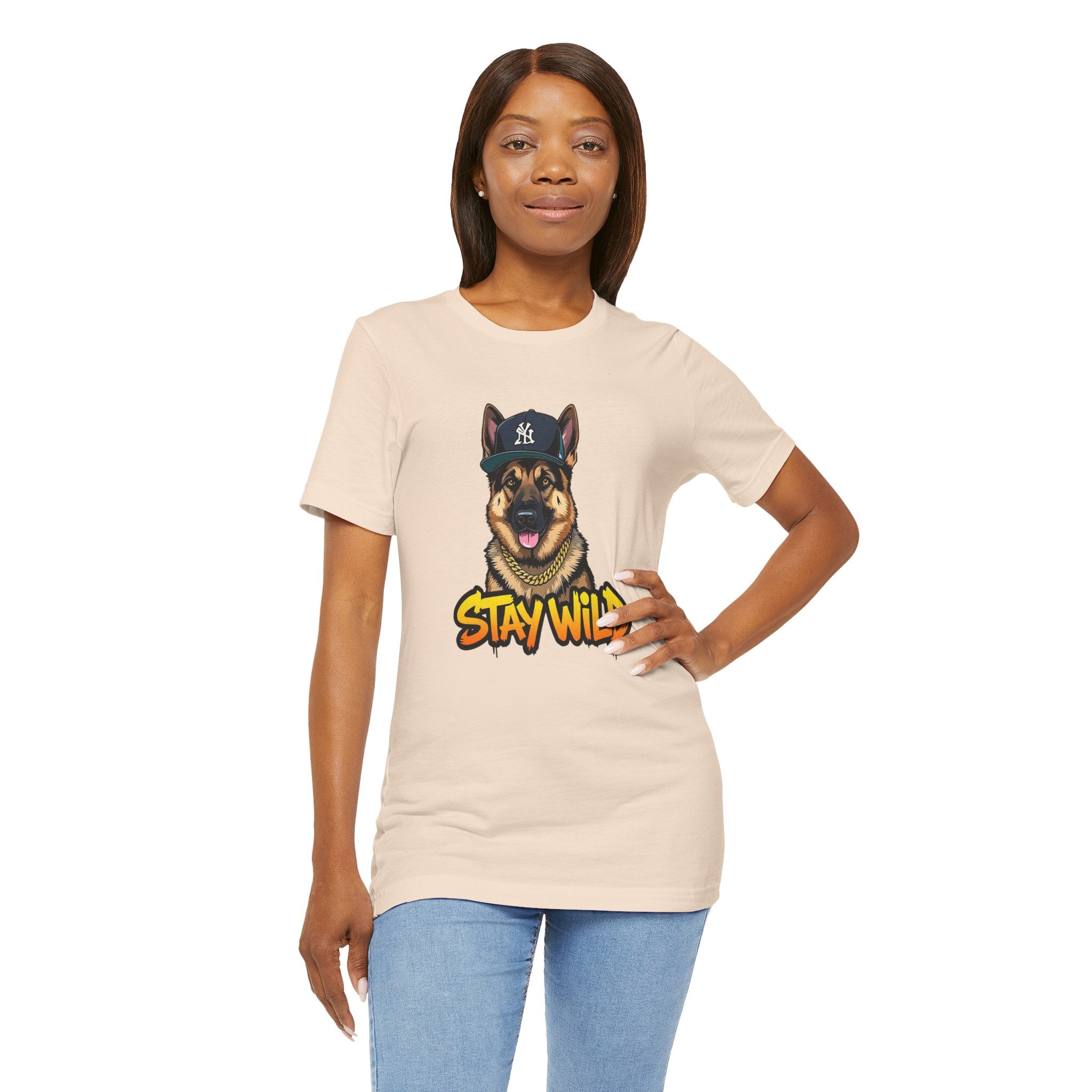 Stay Wild German Shepherd Graphic Tee