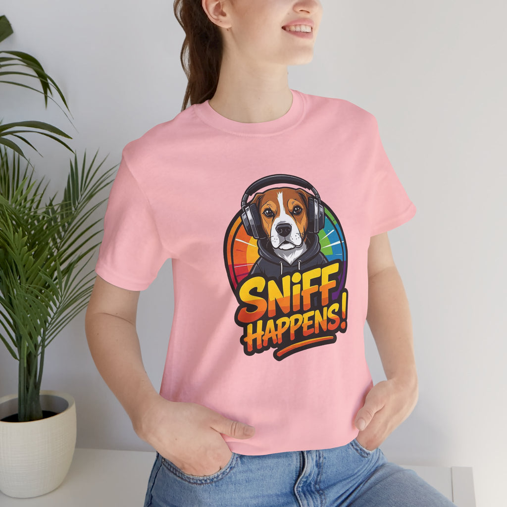 Beagle Sniff Happens Funny Dog T-Shirt