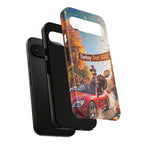Turkey Trot 500 Phone Case – Festive Thanksgiving Racing Turkey Design