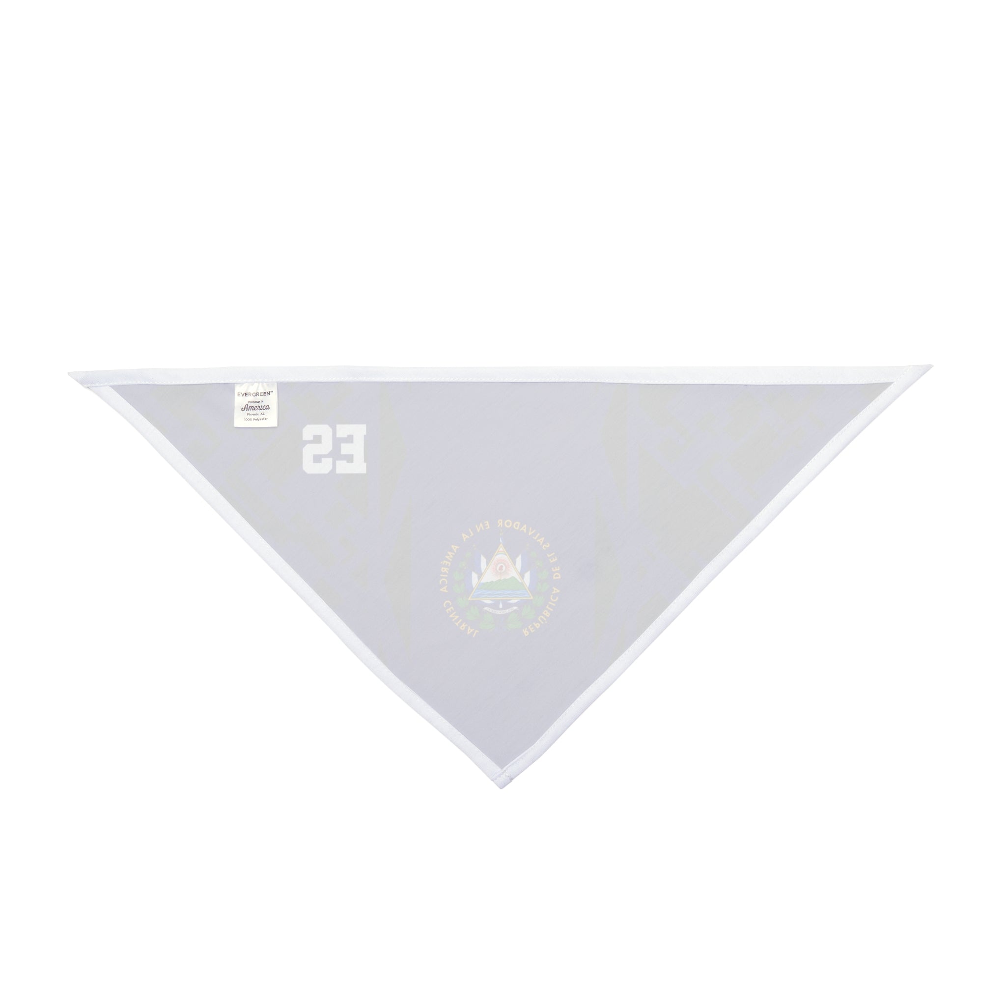 El Salvador Flag Pet Bandana — Navy Soccer-Inspired Dog Bandana
