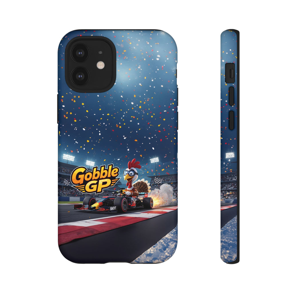 Gobble GP Turkey Racing Phone Case — Tough Protective Cover