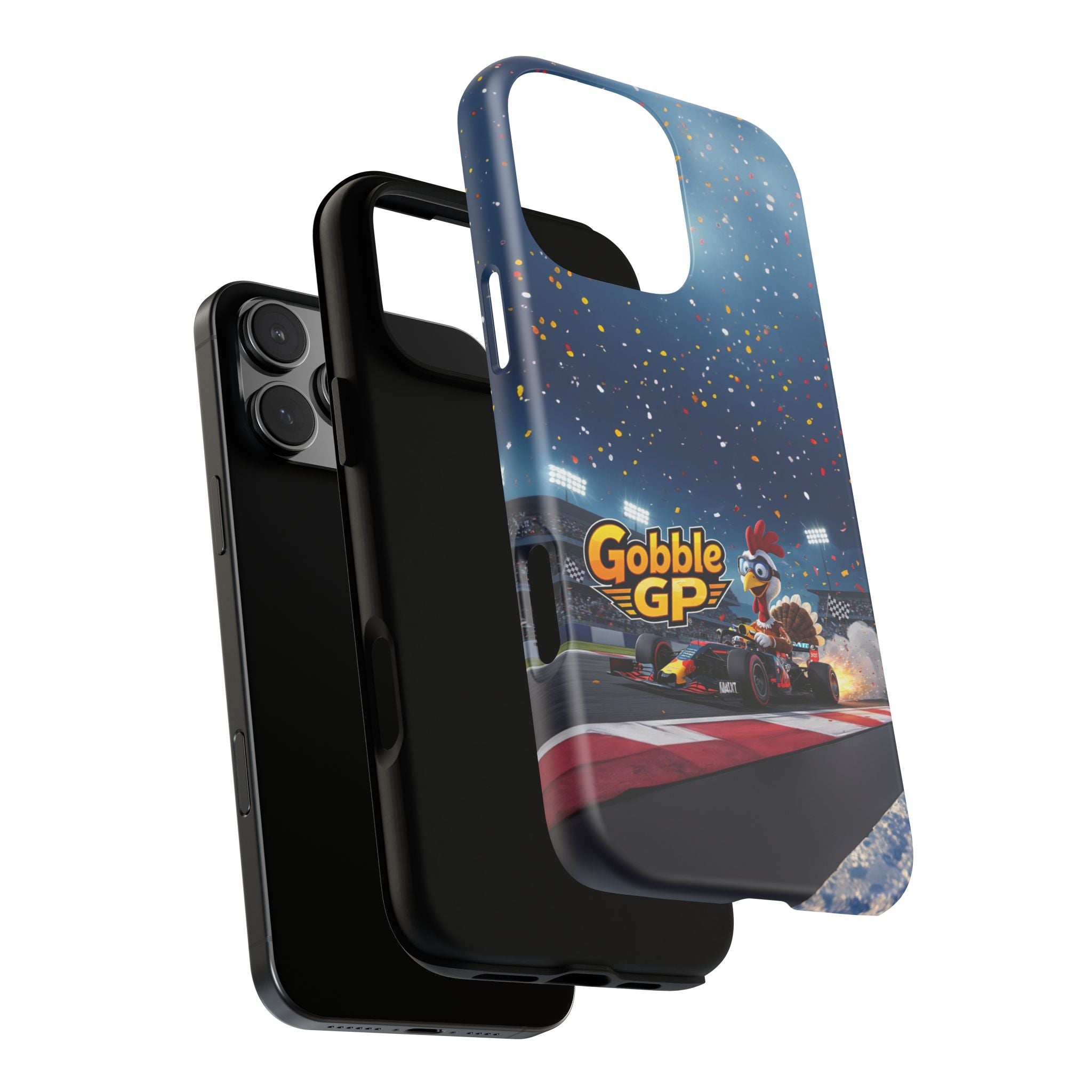 Gobble GP Turkey Racing Phone Case — Tough Protective Cover