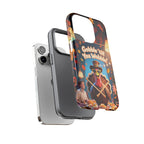 Thanksgiving Tough Phone Case - "Gobble 'til You Wobble" Turkey Protective Cover