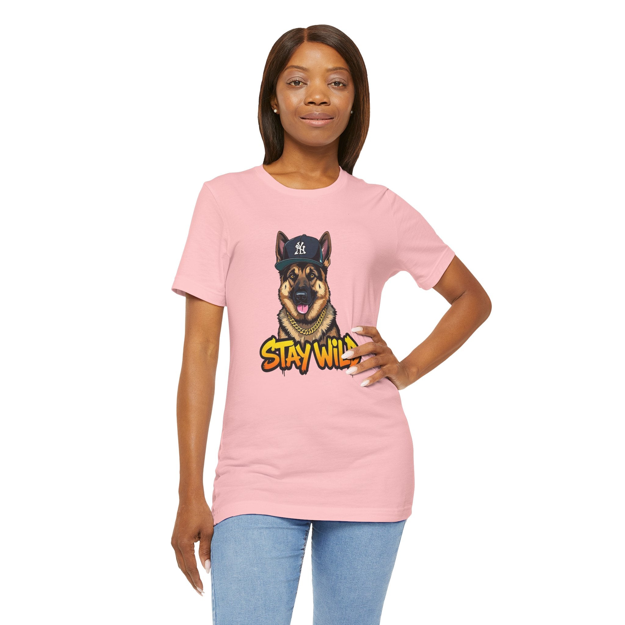 Stay Wild German Shepherd Graphic Tee