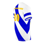 El Salvador Soccer Jersey Cross Flag -- Custom Jersey