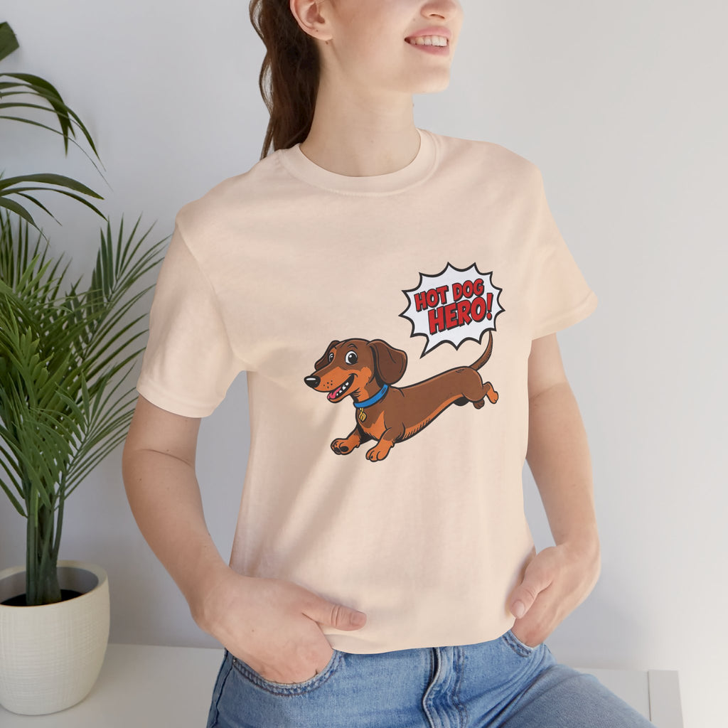 Playful Dachshund Graphic Tee