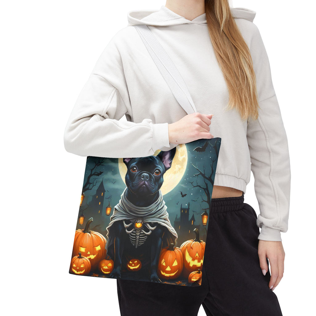 Halloween French Bulldog & Witch Cat Design