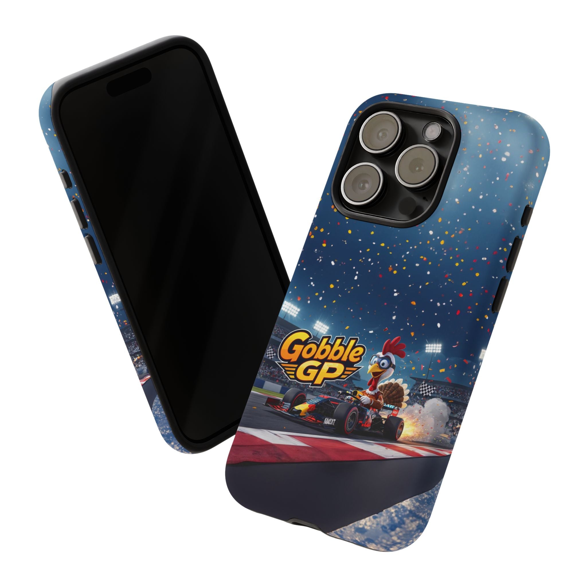 Gobble GP Turkey Racing Phone Case — Tough Protective Cover