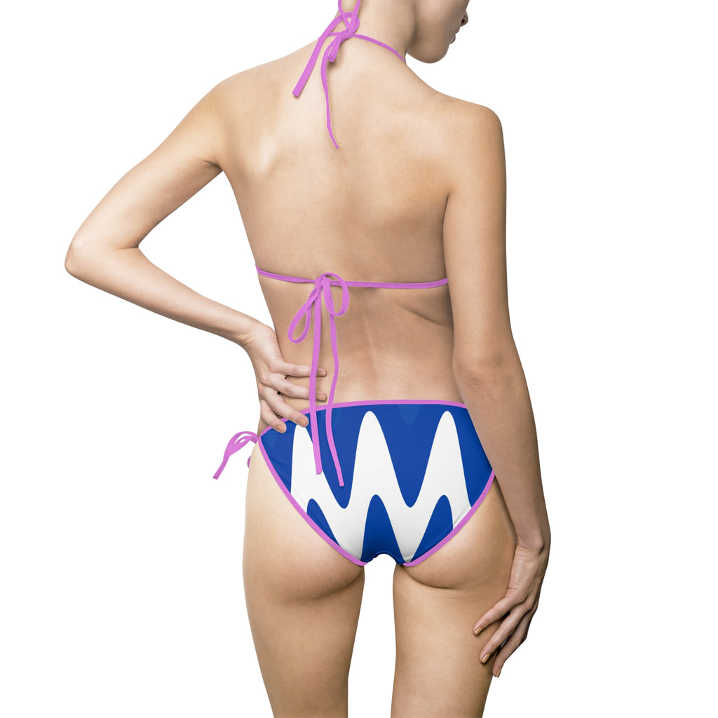 El Salvador Flag Bikini — Women's El Salvador Swimwear