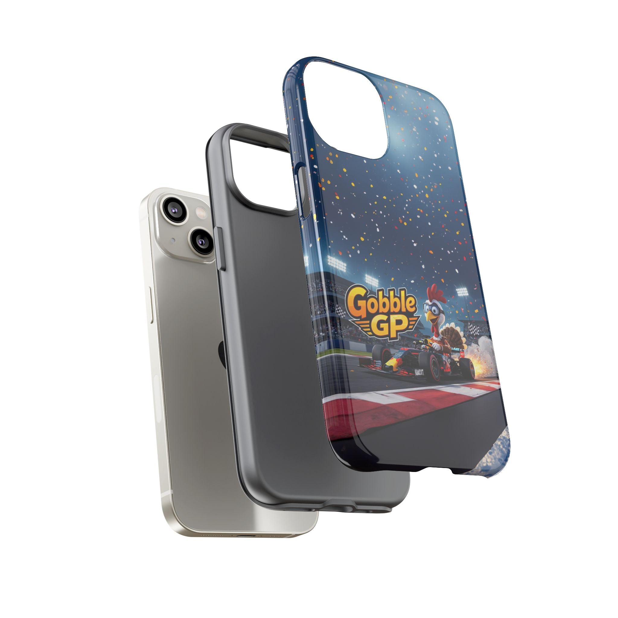 Gobble GP Turkey Racing Phone Case — Tough Protective Cover
