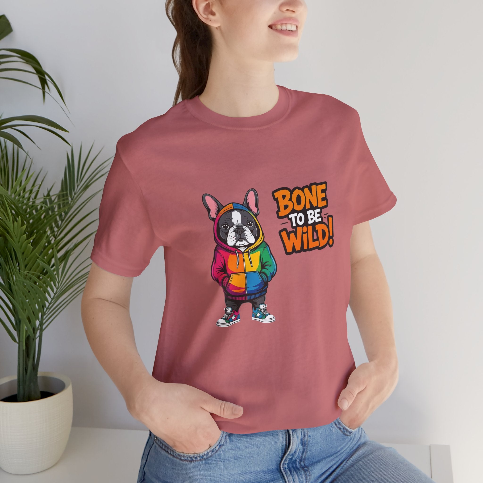 French Bulldog Colorful Dog Graphic Tee