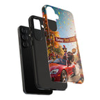 Turkey Trot 500 Phone Case – Festive Thanksgiving Racing Turkey Design