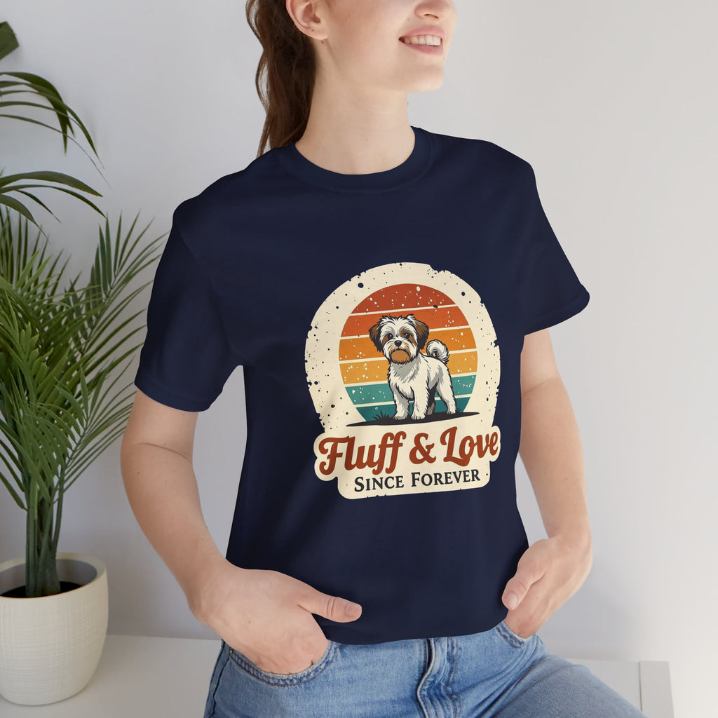 Maltese Dog Lover's Tee - Fluff & Love Since Forever