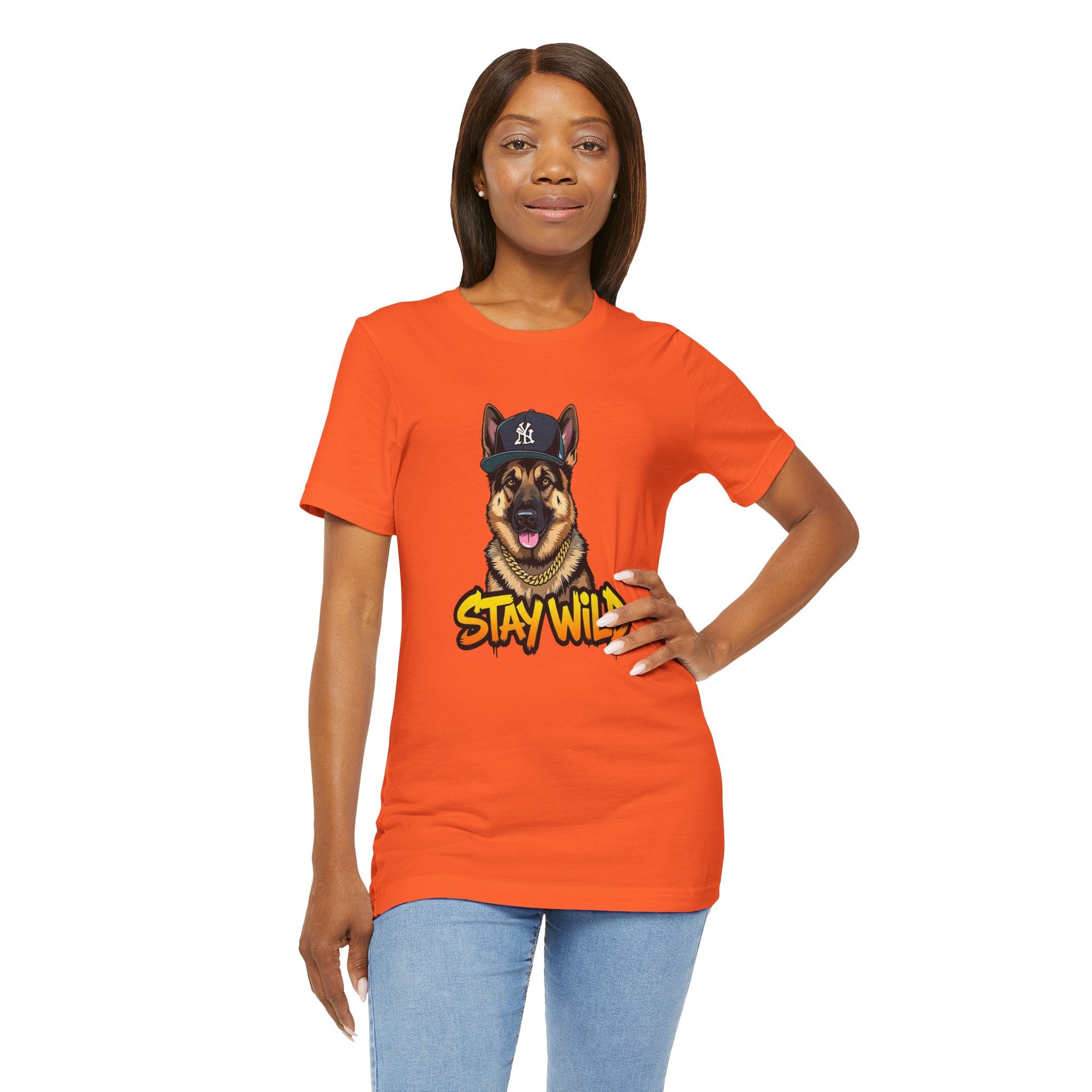 Stay Wild German Shepherd Graphic Tee