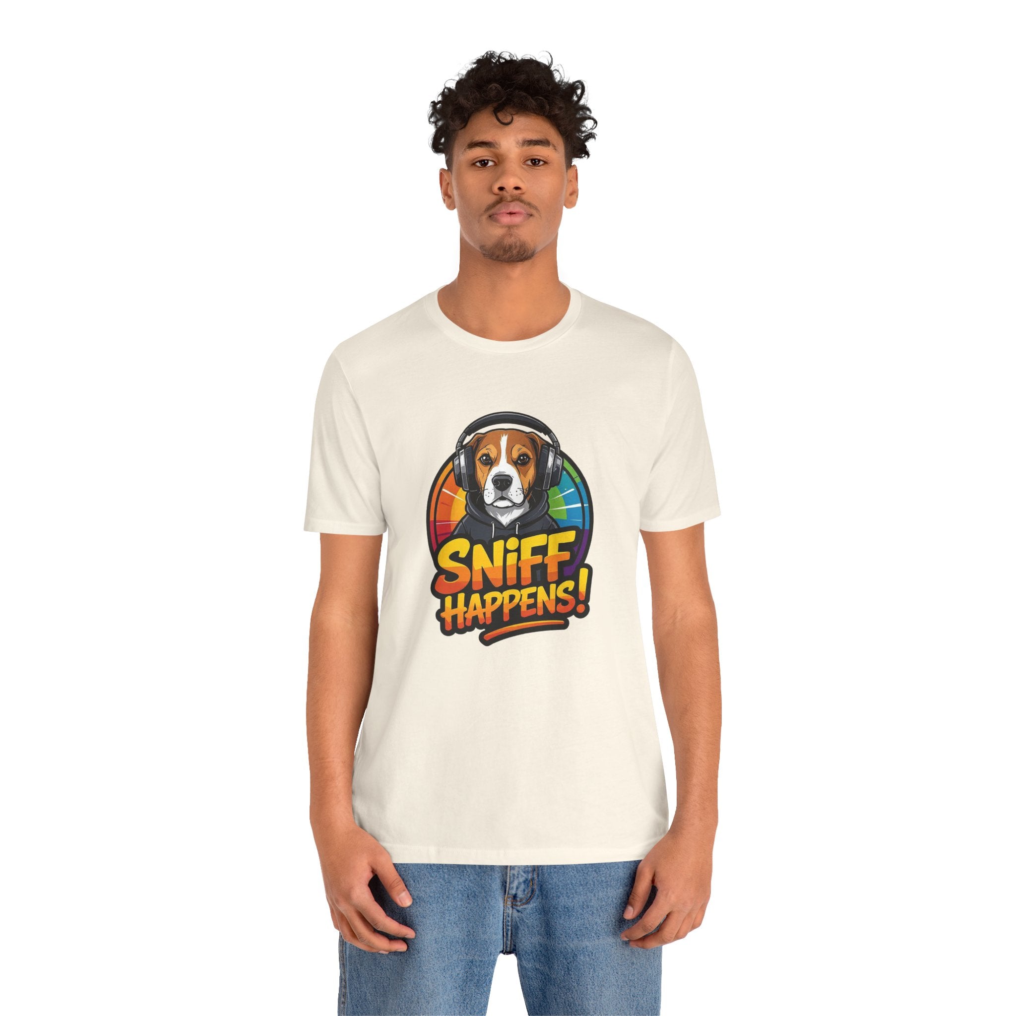Beagle Sniff Happens Funny Dog T-Shirt