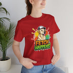 Labrador Retriever 'FETCH HAPPENS' Unisex T-Shirt