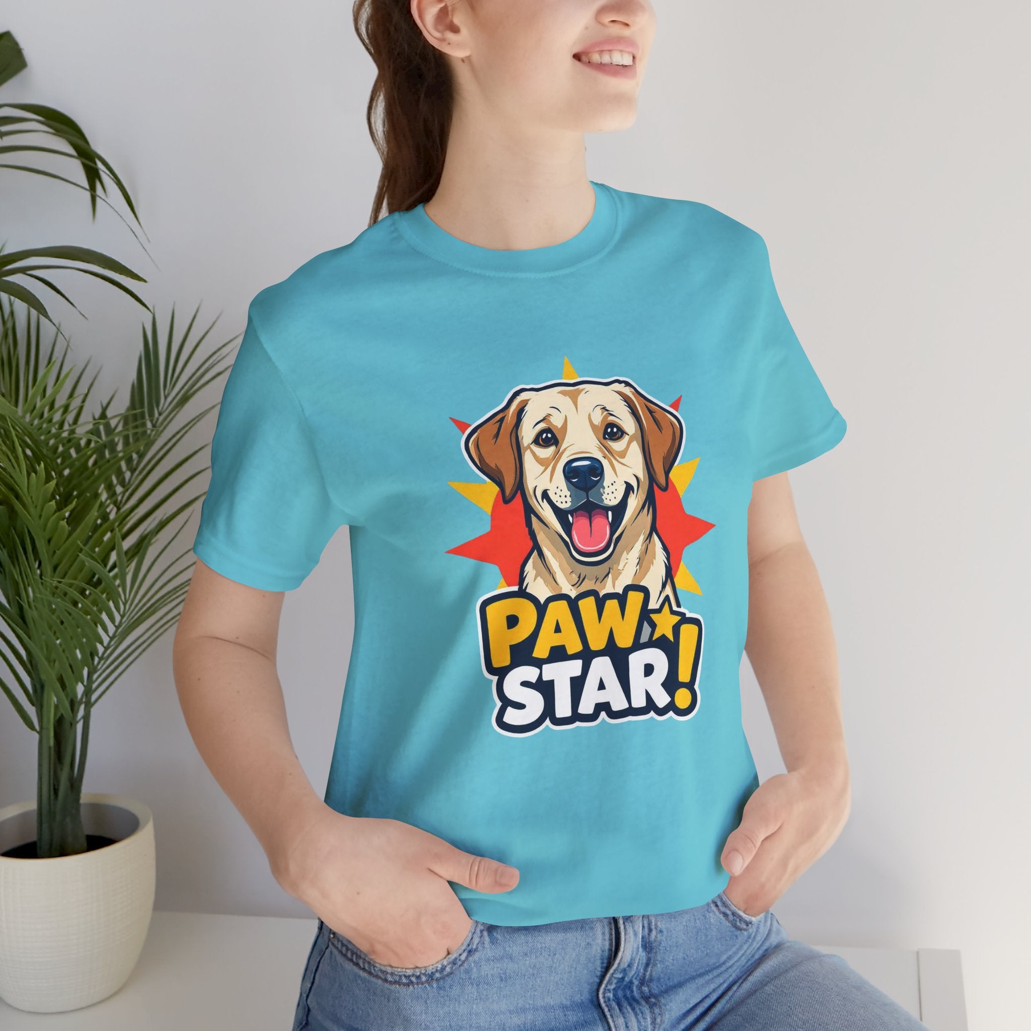 Labrador Retriever Paw Star T-Shirt