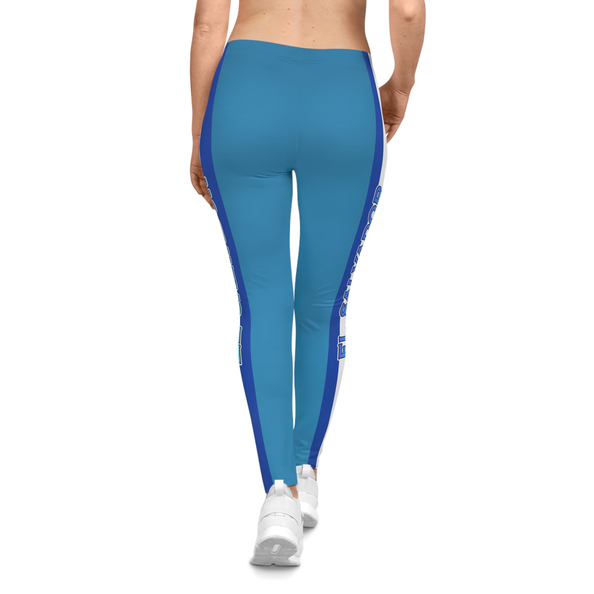 El Salvador Soccer Leggings — Women's Casual Leggings