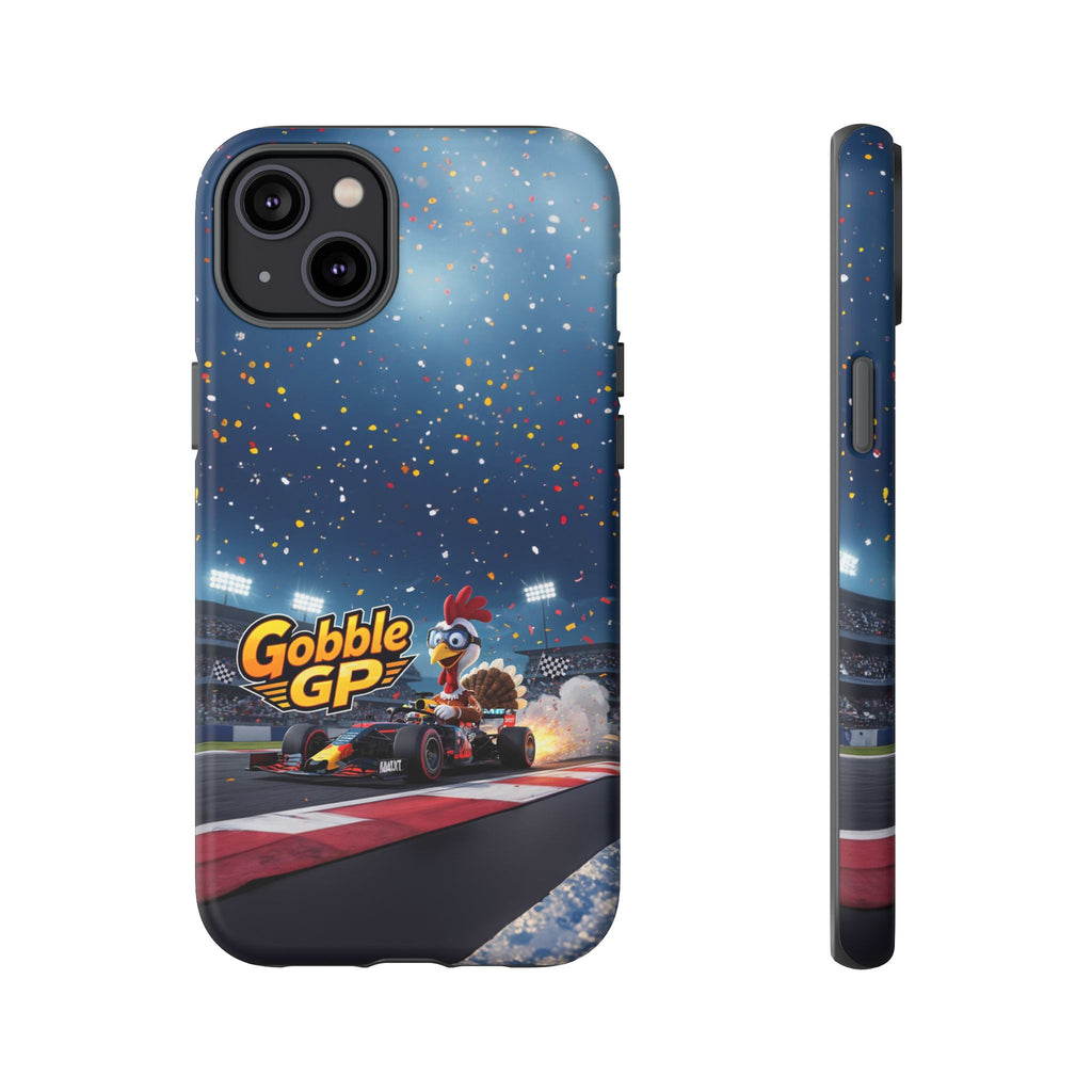 Gobble GP Turkey Racing Phone Case — Tough Protective Cover
