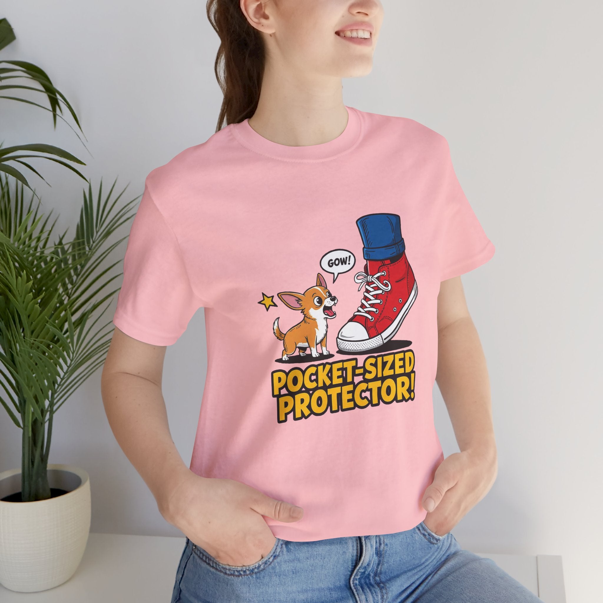 Chihuahua Pocket-Sized Protector Tee with Cute Dog Design